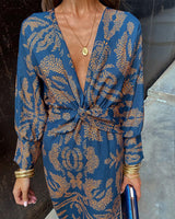Nicole - Vintage Charm Maxi Dress
