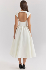 Lucia - Pleated Midi Dress