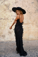 Zara - Ruffled Maxi Dress