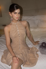 Tiwara™ | Mini dress with crystal details