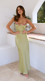 Chelsey - Elegante Maxi Jurk met Bloemendetail