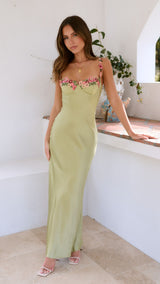 Chelsey - Elegante Maxi Jurk met Bloemendetail