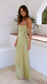Chelsey - Elegante Maxi Jurk met Bloemendetail