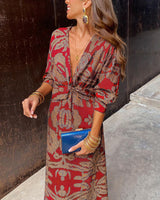 Nicole - Vintage Charm Maxi Dress