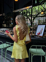 Zinnia™ | Yellow Ruffle Dress