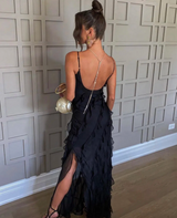 Zara - Ruffled Maxi Dress
