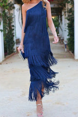 Lauren - Maxi Dress with fringes