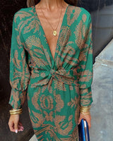 Nicole - Vintage Charm Maxi Dress
