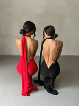 Isabella™ | Open Back Maxi Dress