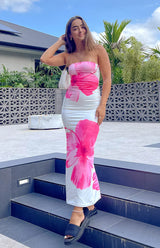 Arizona - Bloemenprint Maxi Jurk