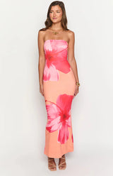 Arizona - Bloemenprint Maxi Jurk