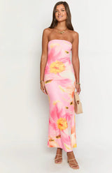 Arizona - Bloemenprint Maxi Jurk