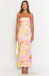 Arizona - Bloemenprint Maxi Jurk
