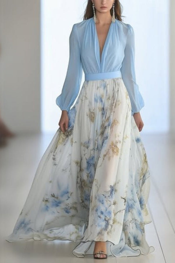 Dolores - Maxi  Dress with Floral Print