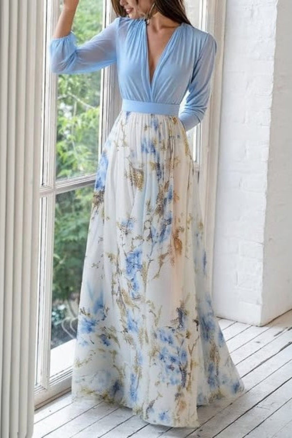 Dolores - Maxi  Dress with Floral Print