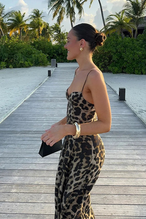 Antonella - Leopard Maxi Dress
