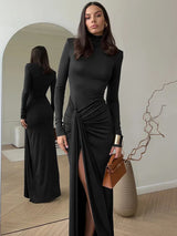 Nyomi™ | Modern dress with high slit