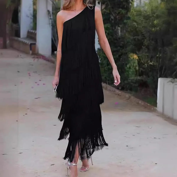 Paulina™ | Eye-catching fringe dress