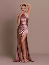 Cleo - Sleek Slit Maxi Dress