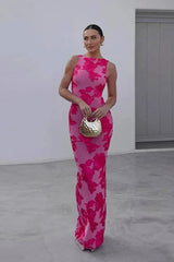 Alora - Elegant Floral Maxi Dress