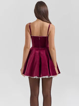 Sevy™ | Elegant satin dress