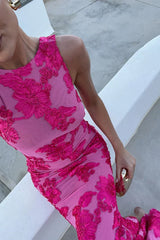 Alora - Elegant Floral Maxi Dress