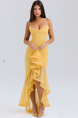 Edith - Charming Ruffled Gown