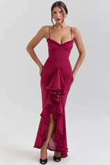 Edith - Charming Ruffled Gown