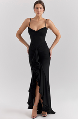 Edith - Charming Ruffled Gown