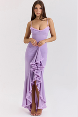 Edith - Charming Ruffled Gown
