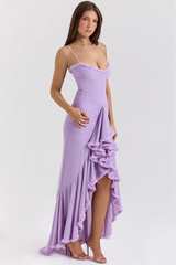 Edith - Charming Ruffled Gown