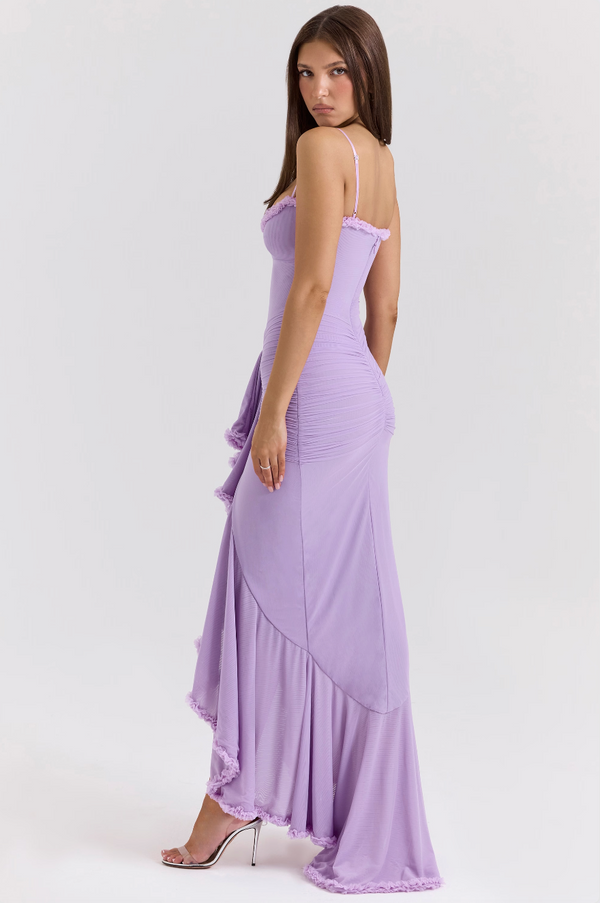 Edith - Charming Ruffled Gown