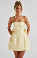 Avy - Stunning Bow Mini  Dress