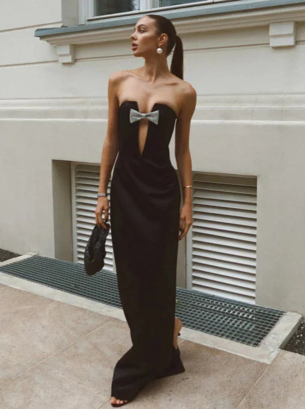Kinslee™ | Refined Black Dress