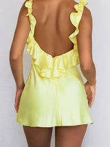Zinnia™ | Yellow Ruffle Dress