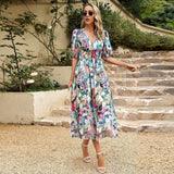 Innova - V Neck Midi Dress