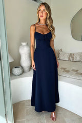 Corina™ | Sleeveless maxi dress with lacing