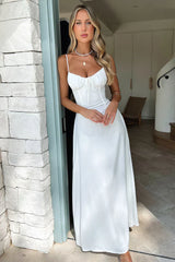 Corina™ | Sleeveless maxi dress with lacing