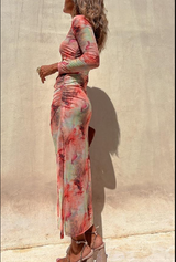 Nina™ | Mesh Long-Sleeved Dress