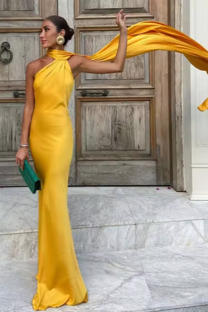 Adaline - Timeless Cape Maxi Dress